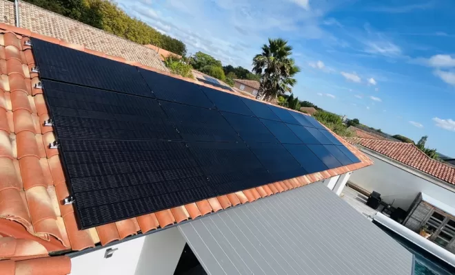 Pose de panneaux photovoltaïques à Saint-Jean-de-Marsacq, Les Landes, SLER