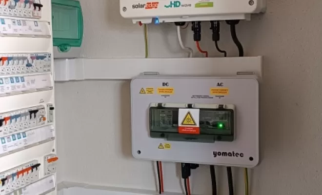 Pose de panneaux photovoltaïques à Labouheyre, Les Landes, SLER