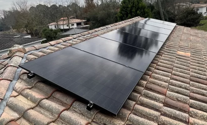Installation de panneaux photovoltaïques à Salles, Les Landes, SLER