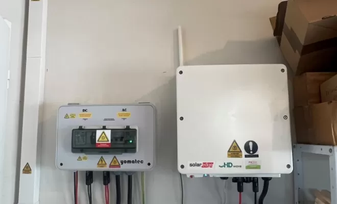 Pose de panneaux photovoltaïques à Ondres, Les Landes, SLER