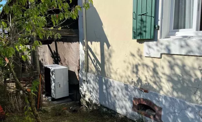 Installation de pompe à chaleur air-eau, Les Landes, SLER