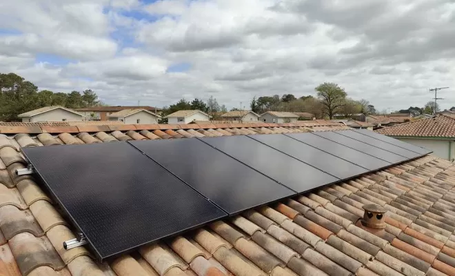 Pose de panneaux solaires, Les Landes, SLER