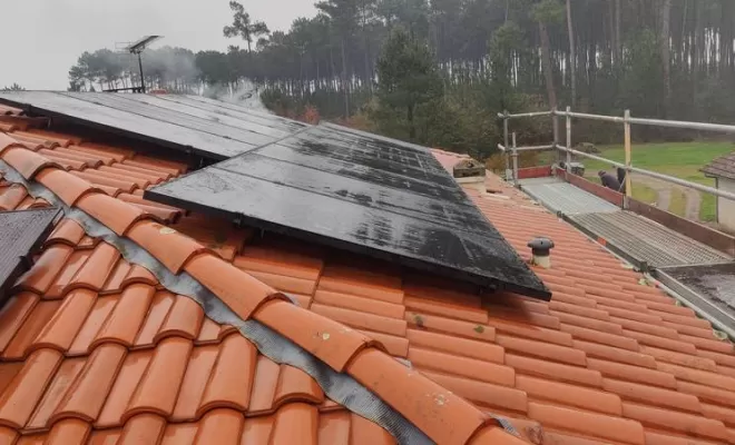 Pose de panneaux solaires, Les Landes, SLER