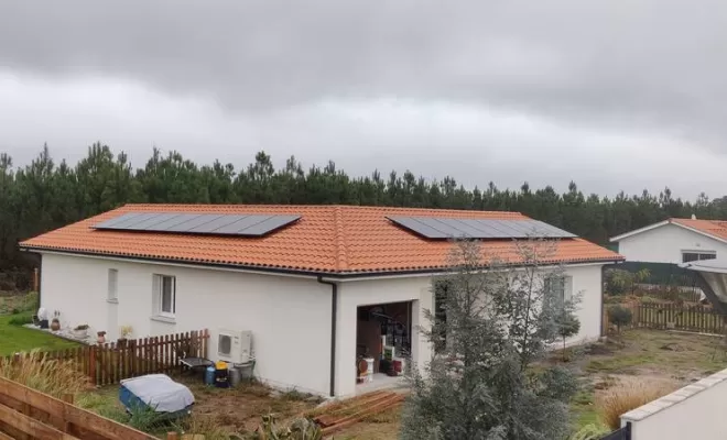 Pose de panneaux solaires, Les Landes, SLER
