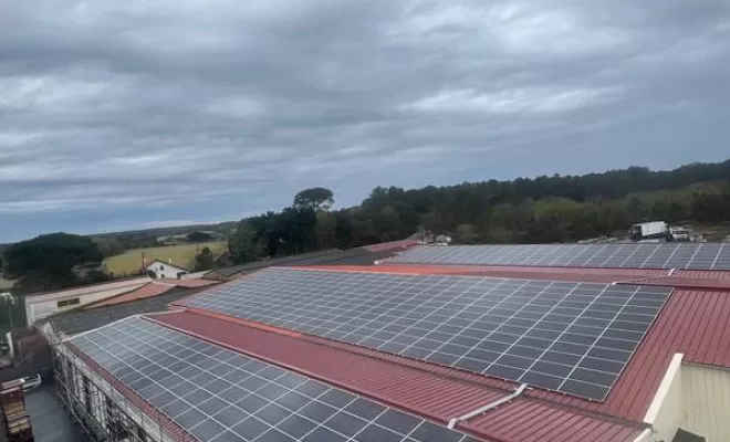 Pose de panneaux solaires, Les Landes, SLER