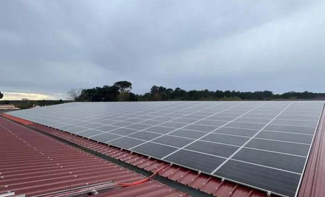 Pose de panneaux solaires, Les Landes, SLER