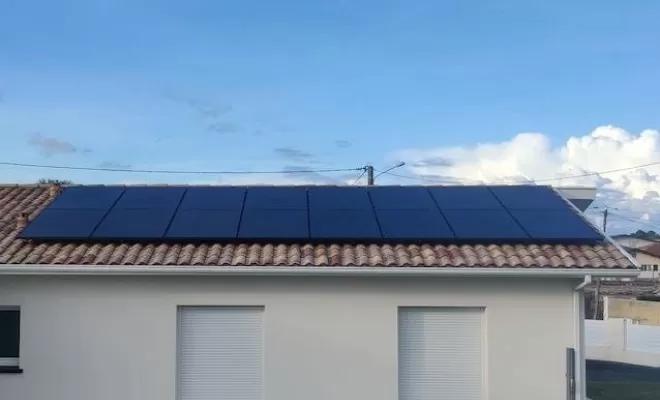 Pose de panneaux solaires, Les Landes, SLER
