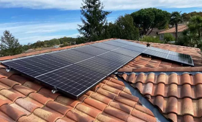 Pose de panneaux solaires, Les Landes, SLER