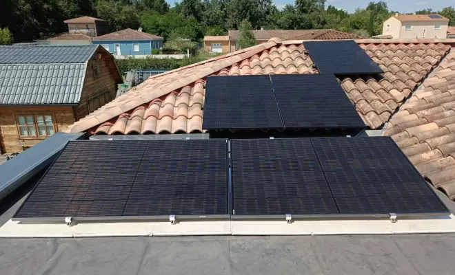 Centrale photovoltaïque à Sauctas